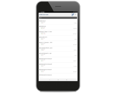 Auslesesoftware M-FAIR connect mobile